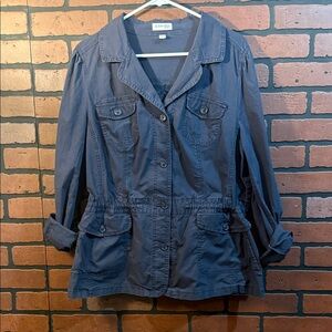 St. John's Bay VINTAGE  Utility Jacket in Navy